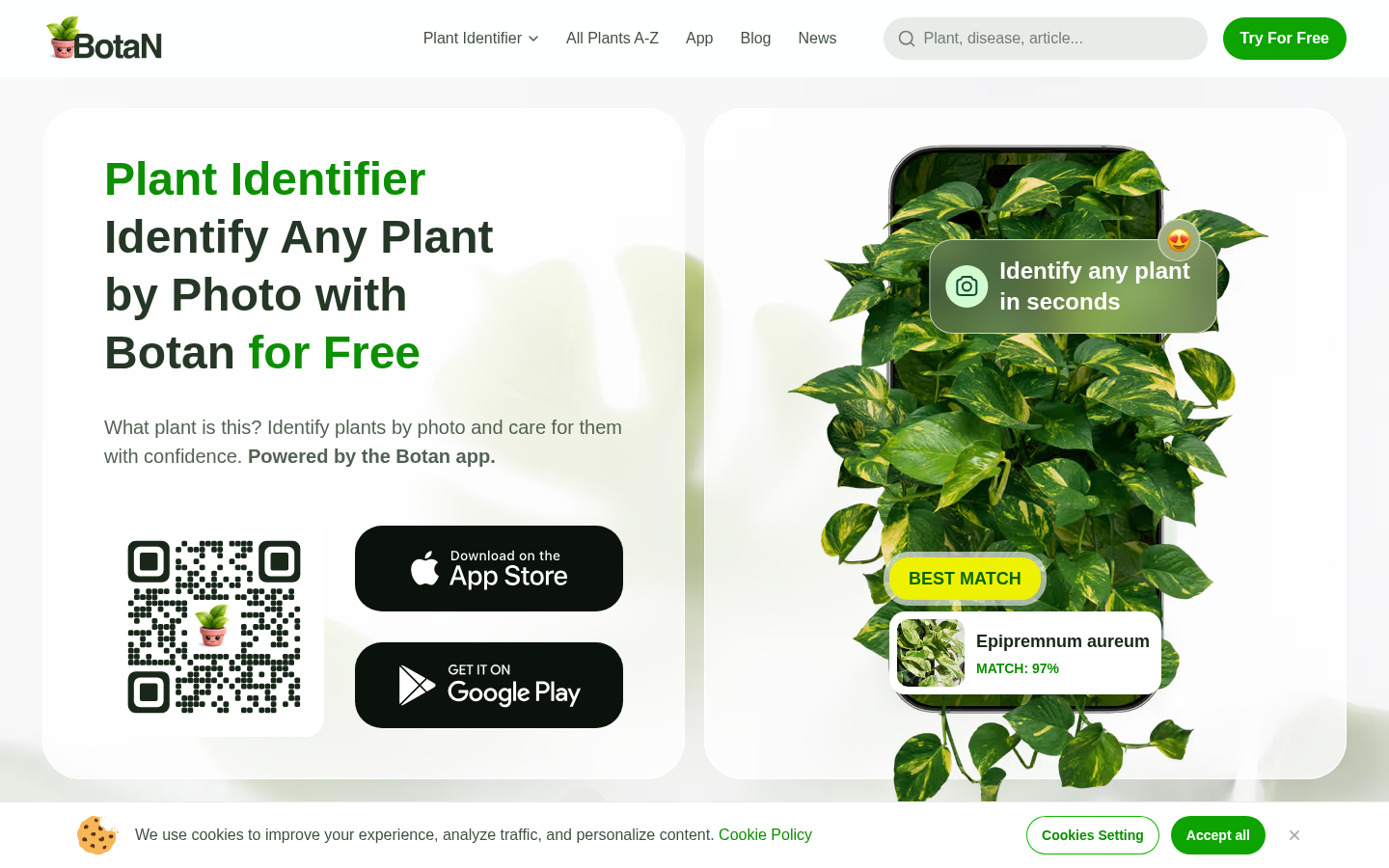Botan App product screenshot