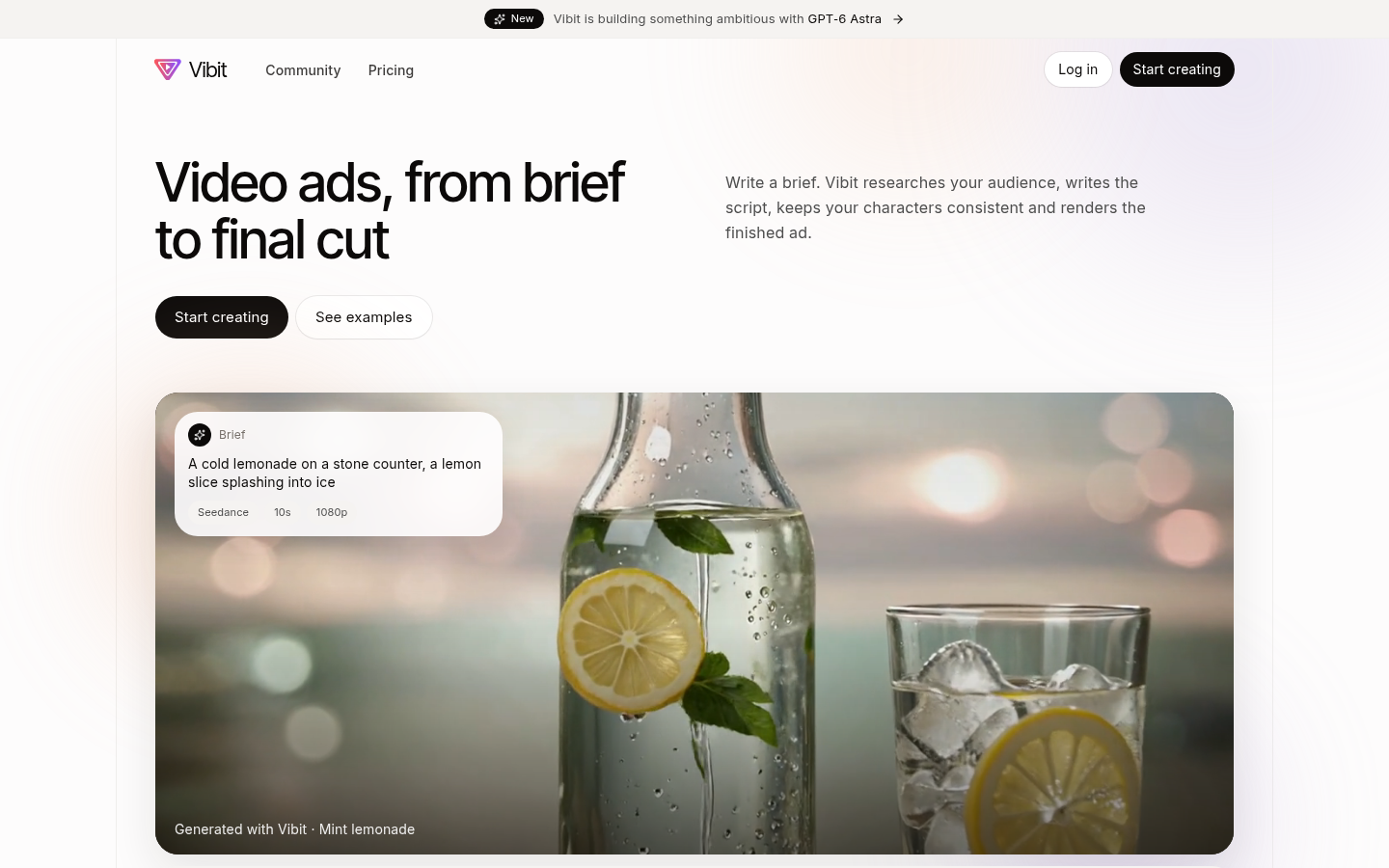 Vibit product screenshot