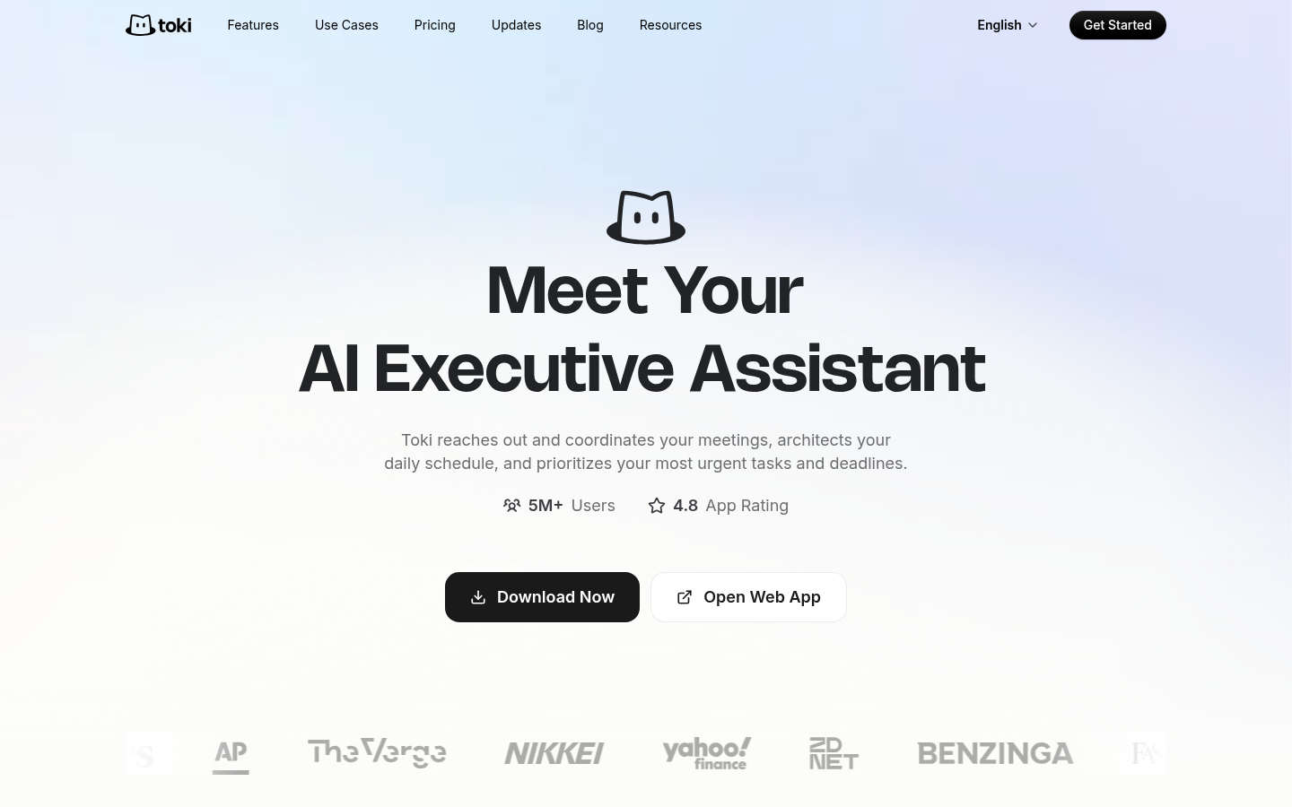 Toki product screenshot