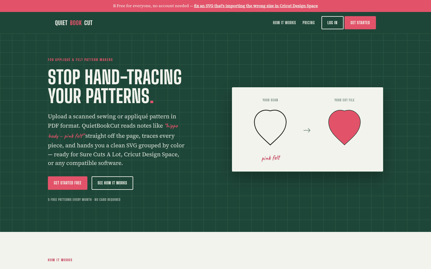 Quiet product screenshot