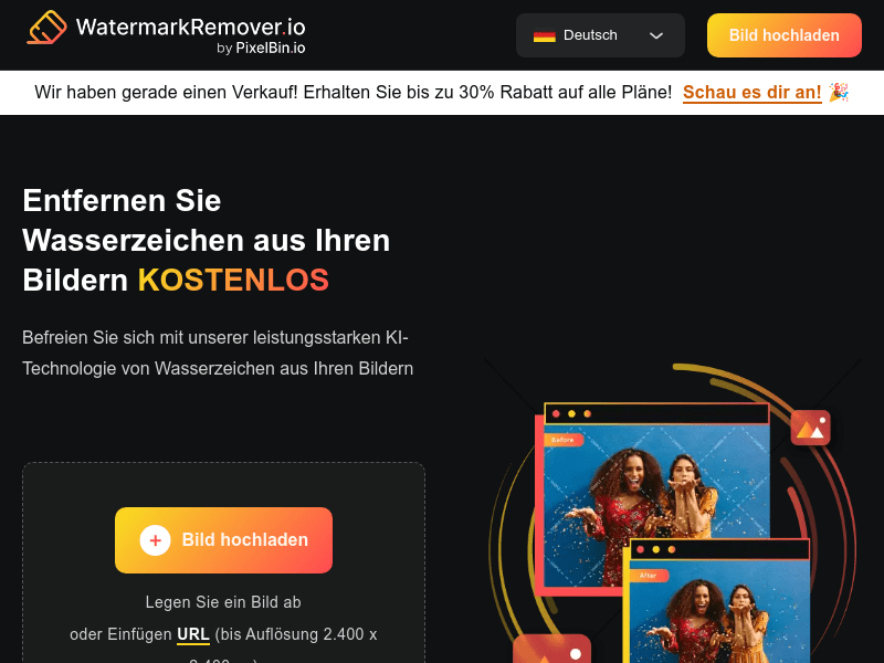 WatermarkRemover.io product screenshot