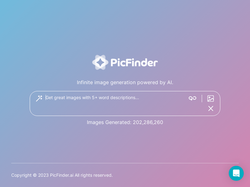 PicFinder product screenshot