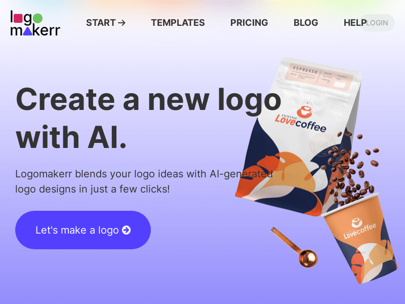Logomakerr.ai product screenshot