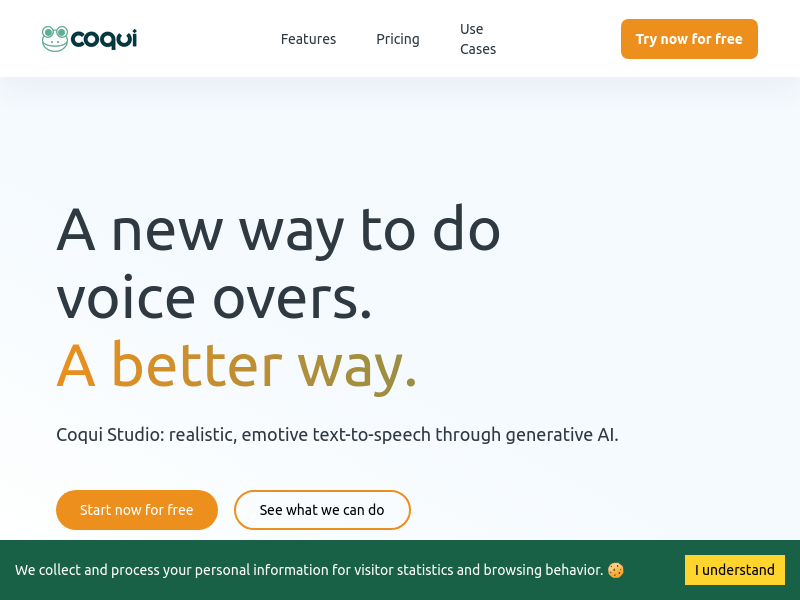 Coqui product screenshot