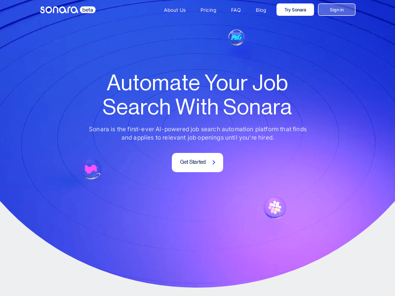 Sonara product screenshot