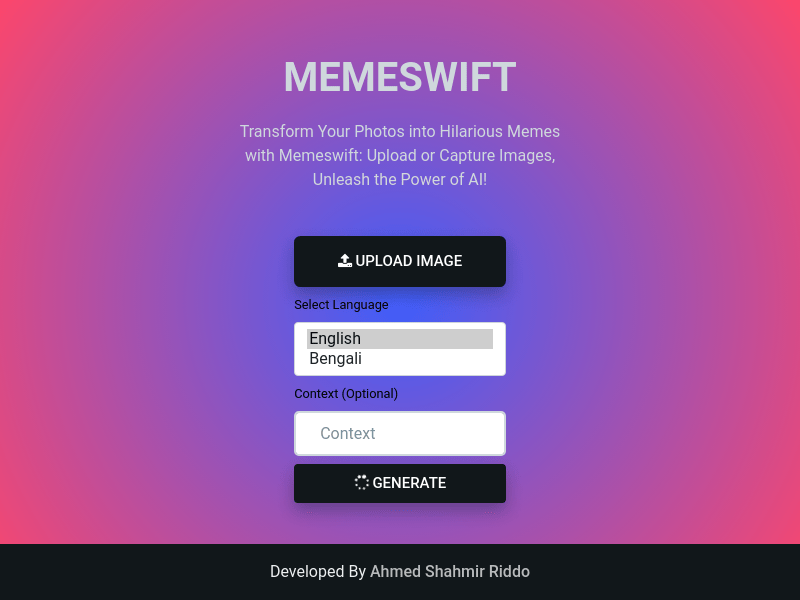 MemeSwift product screenshot