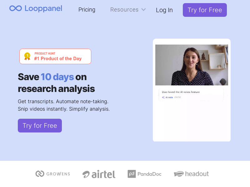Looppanel product screenshot