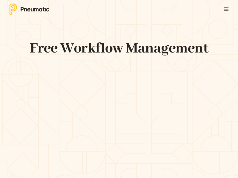 Pneumatic Workflow product screenshot