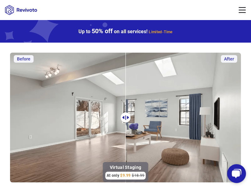 Virtual Staging product screenshot