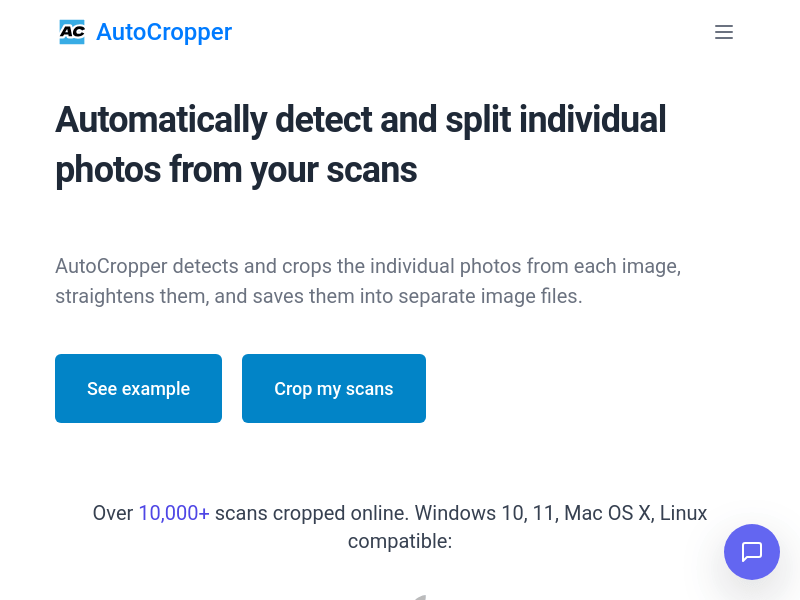 AutoCropper product screenshot