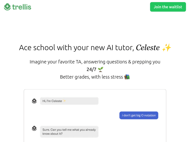 Trellis product screenshot