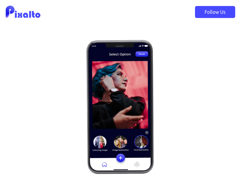 Pixalto product screenshot