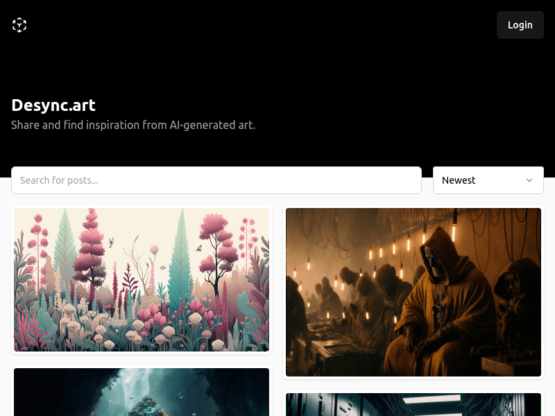 Desync.art product screenshot