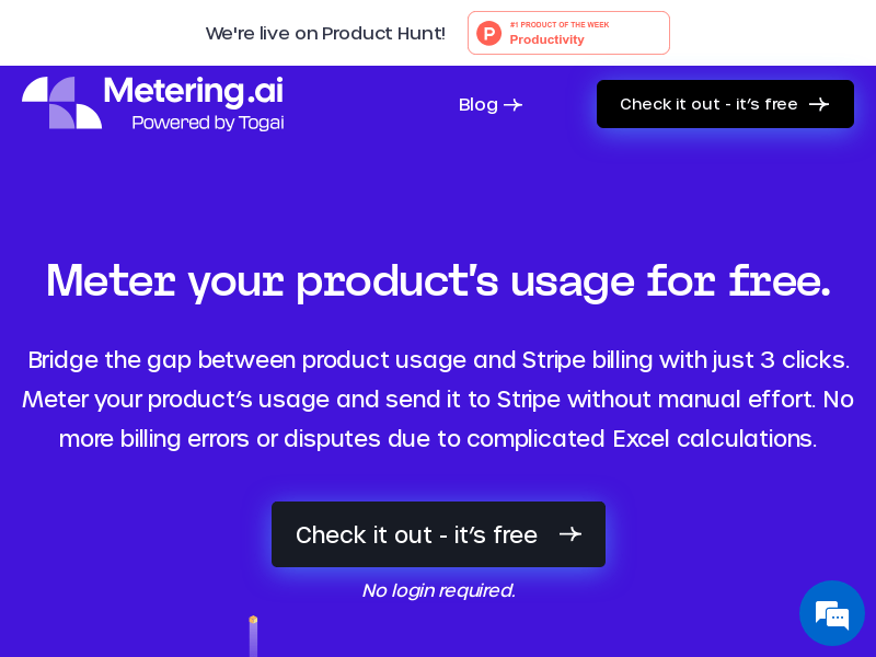 Metering.ai product screenshot