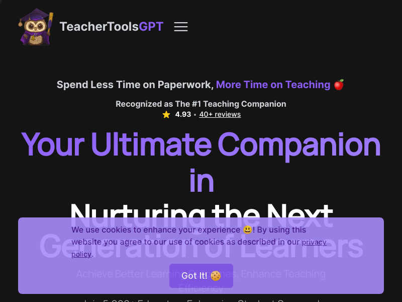 QuizWizardGPT product screenshot