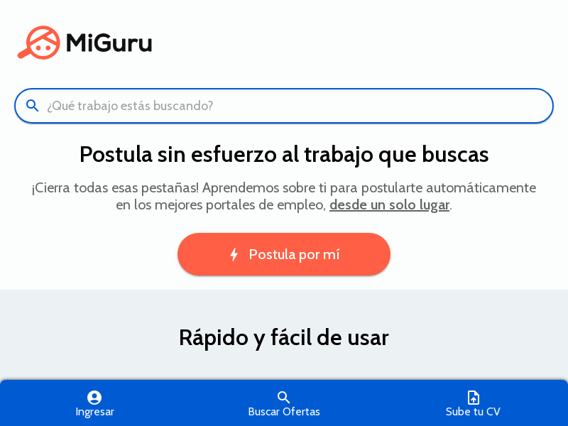 MiGuru AI product screenshot