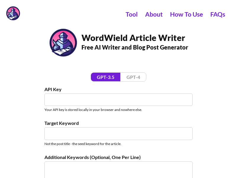WordWield product screenshot