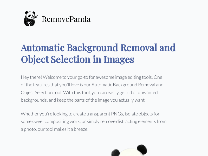 RemovePanda product screenshot