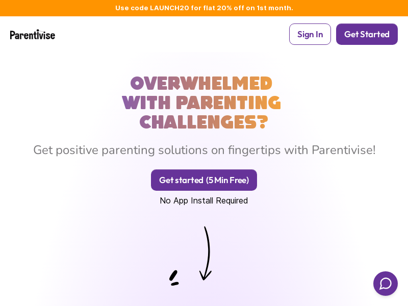 Parentivise product screenshot