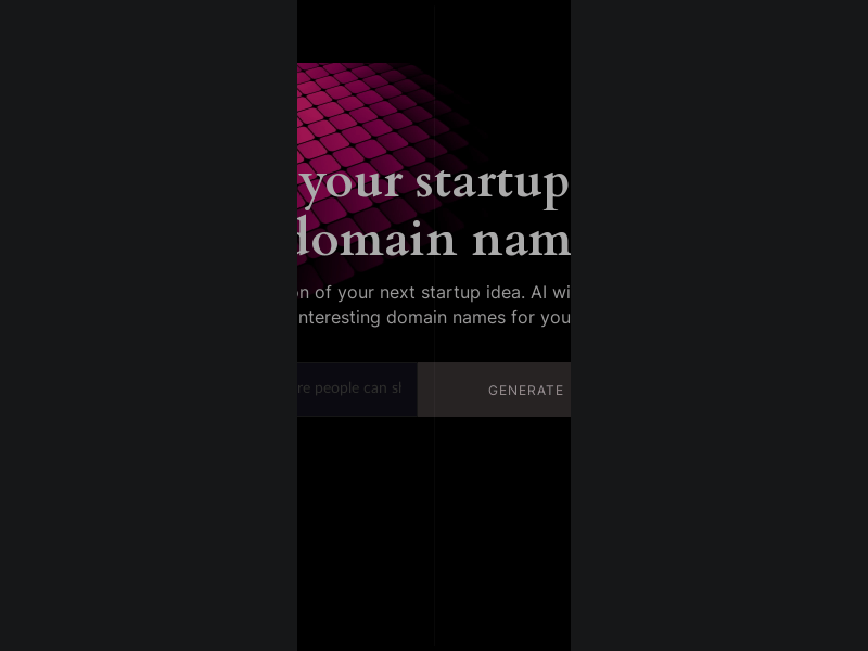 domainhuntai product screenshot