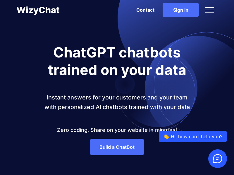 WizyChat product screenshot