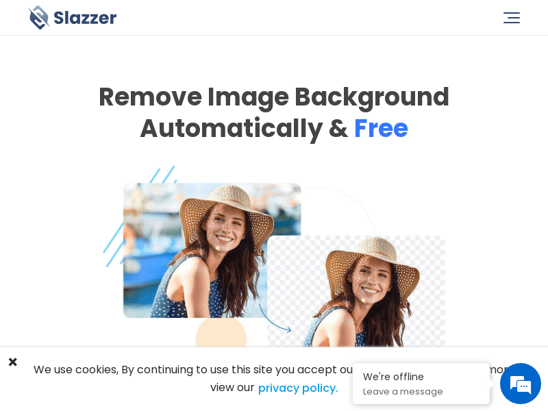Slazzer product screenshot